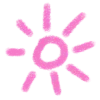 ☀️ Эмодзи «Розовые яркие буквы» для Telegram