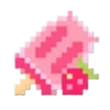 🌸 Эмодзи «Strawberry #food #color #pink» для Telegram