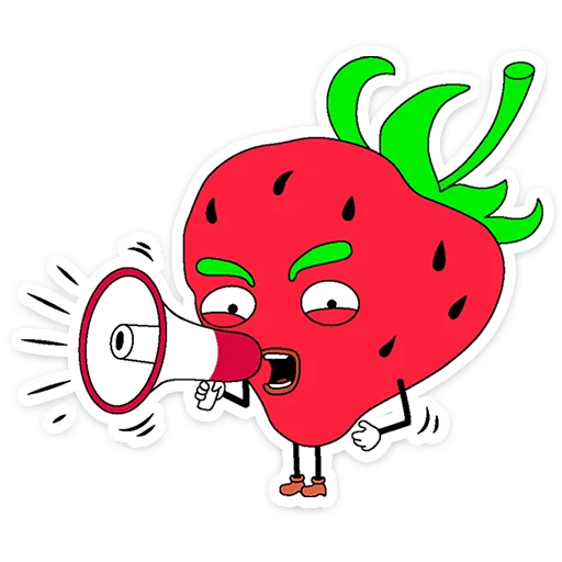 ⭐ Стикер «Клубника и Морж» для Telegram
