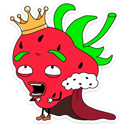 ⭐ Стикер «Клубника и Морж» для Telegram