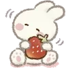🍓 Эмодзи «Strawberry and rabbit» для Telegram