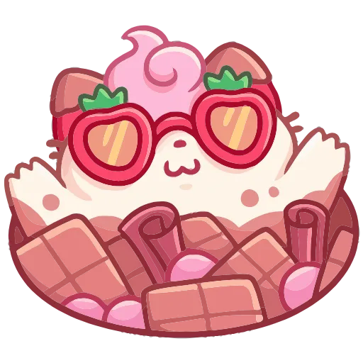 🍫 Эмодзи «Клубничка Душечка» для Telegram