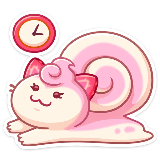⏰ Стикер «Клубничка Душечка без надписей» для Telegram