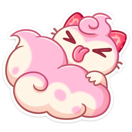 😛 Стикер «Клубничка Душечка без надписей» для Telegram