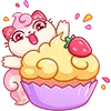 🧁 Эмодзи «Клубничка Душечка» для Telegram