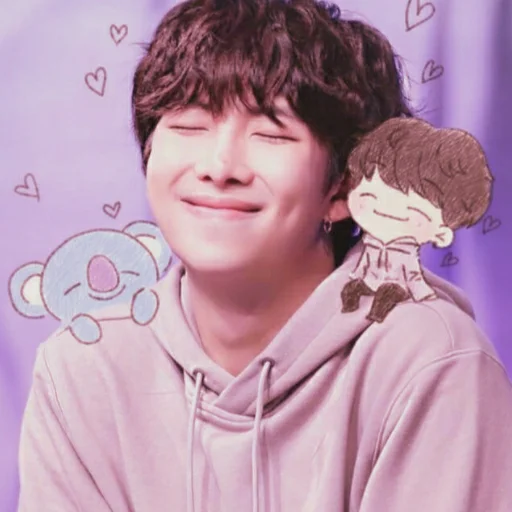 🍓 Стикер «Strawberry Namjoon» для Telegram