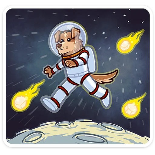 👩‍🚀 Стикер «Стрелка» для Telegram