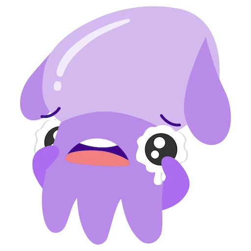 Стикерпак Stub Squid для Telegram — скачать