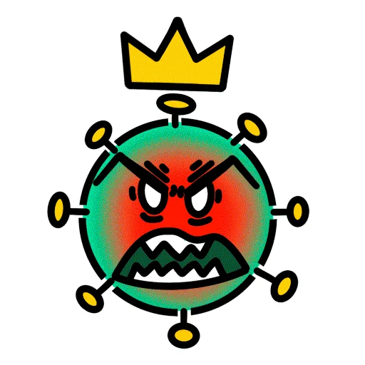 😡 Стикер «StudyStat-coronavirus» для Telegram