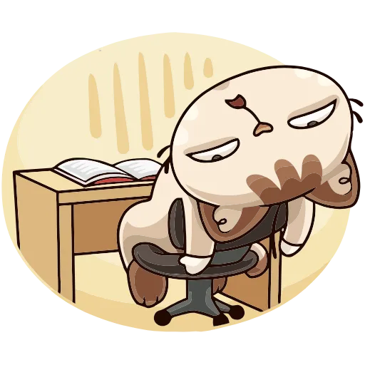 😩 Эмодзи «Учебные будни» для Telegram