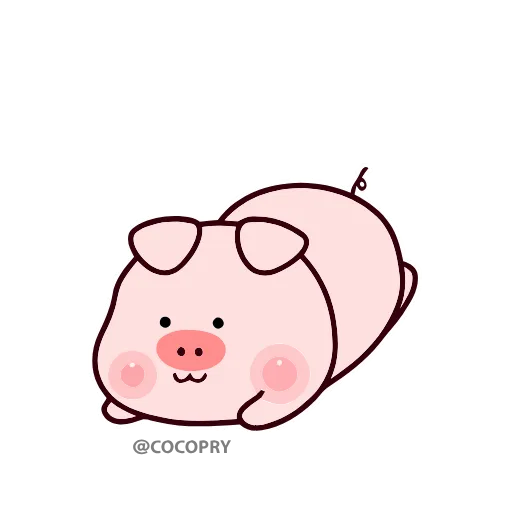 🍑 Стикер «Stupid Pig» для Telegram
