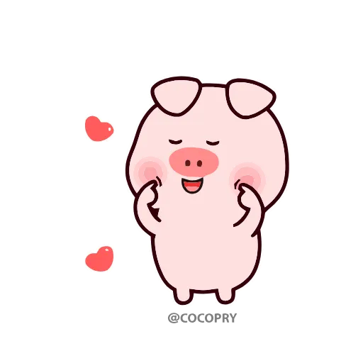 🥰 Стикер «Stupid Pig» для Telegram