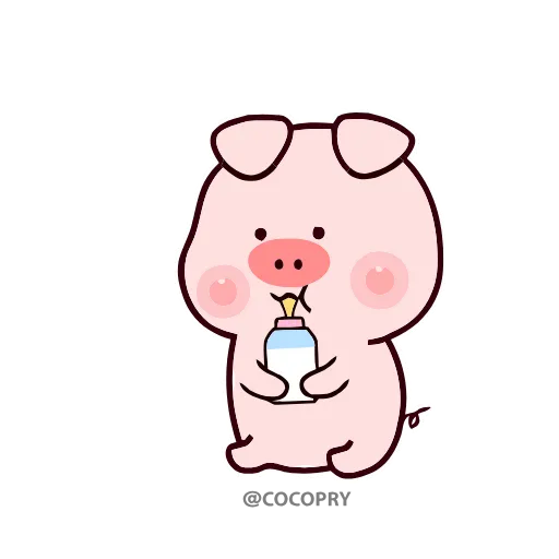 😋 Стикер «Stupid Pig» для Telegram