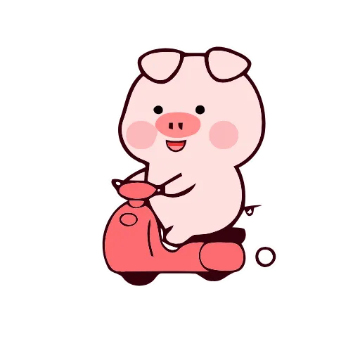 Стикерпак Stupid Pig для Telegram