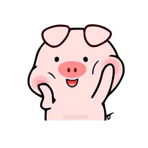 🤪 Стикер «Stupid Pig» для Telegram