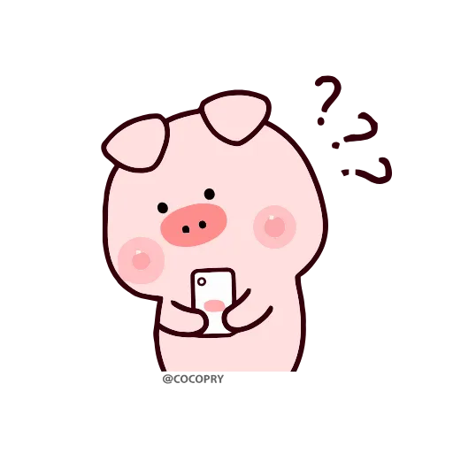 🤔 Стикер «Stupid Pig» для Telegram