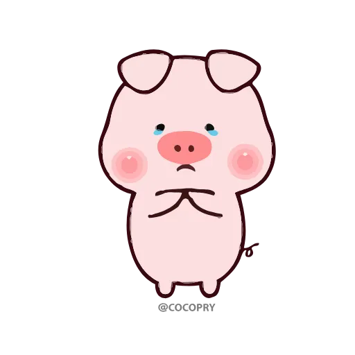 😢 Стикер «Stupid Pig» для Telegram