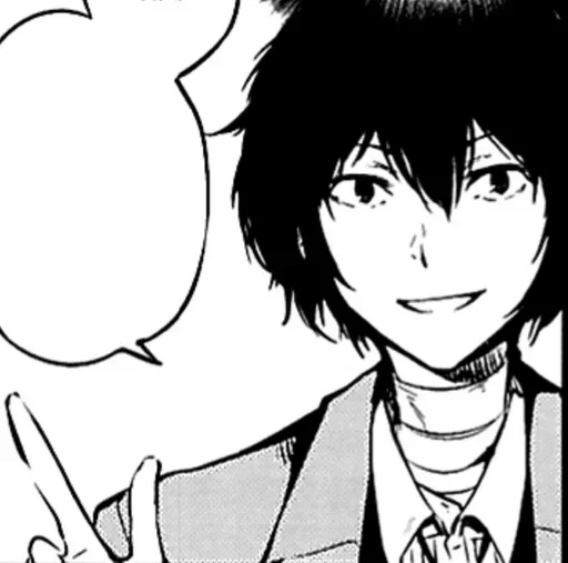 Стикерпак Osamu Dazai Осаму Дадзаи для Telegram