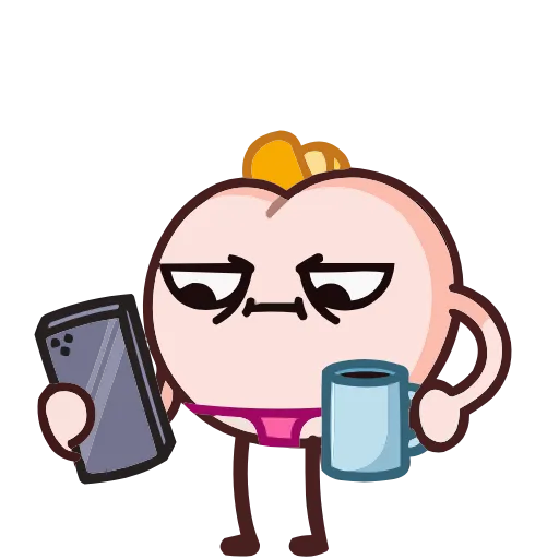 ☕️ Эмодзи «Летний Попкинс» для Telegram