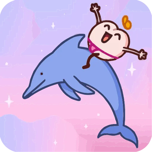 🐬 Эмодзи «Летний Попкинс» для Telegram