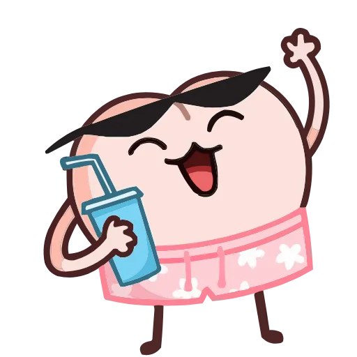 👋 Эмодзи «Летний Попкинс» для Telegram