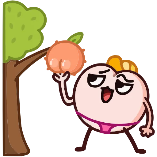🍑 Эмодзи «Летний Попкинс» для Telegram