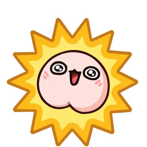 ☀️ Эмодзи «Летний Попкинс» для Telegram