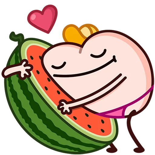 🍉 Стикер «Летний Попкинс Без Текста» для Telegram