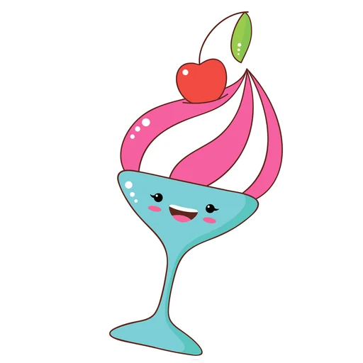 🍧 Стикер «Summer Cocktail Time» для Telegram