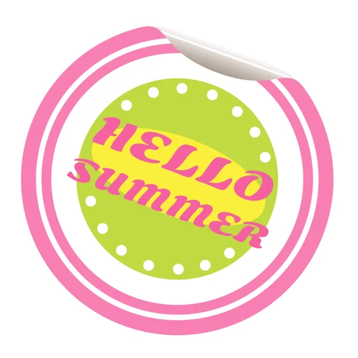 😆 Стикер «Summer Cocktail Time» для Telegram