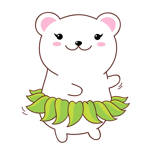 🐼 Стикер «Summer Cocktail Time» для Telegram
