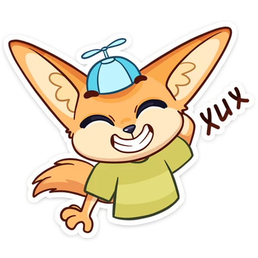 😁 Стикер «Солнечный денёк Фикс в наборе Беззаботное лето» для Telegram