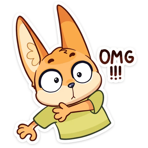 😳 Стикер «Солнечный денёк Фикс в наборе Беззаботное лето» для Telegram