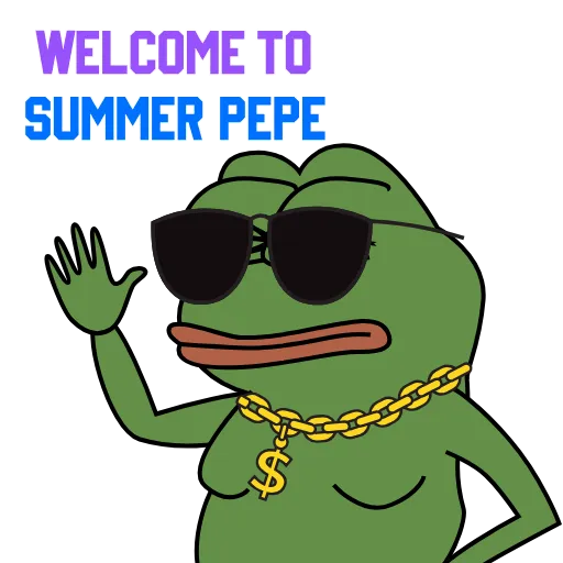 Стикерпак Summerpepe для Telegram — скачать