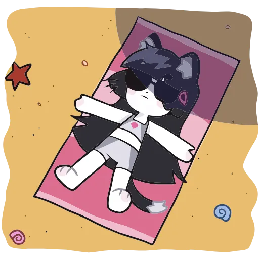 😎 Эмодзи «Летняя Зизи» для Telegram