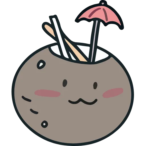 🥥 Эмодзи «Summer» для Telegram
