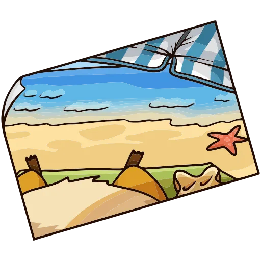 🏖 Эмодзи «Лето с Сеней» для Telegram
