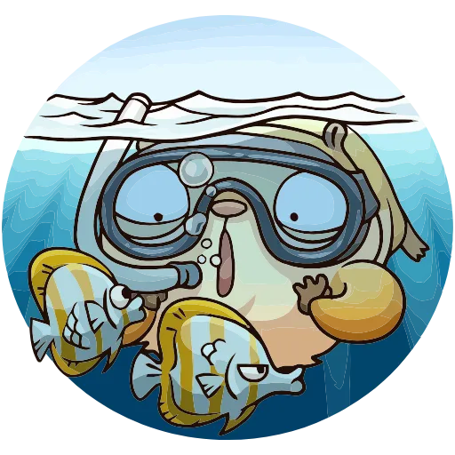 🐠 Эмодзи «Лето с Сеней» для Telegram