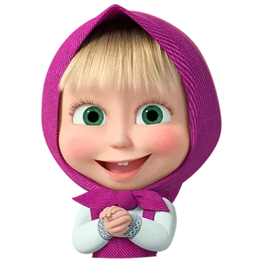 😈 Стикер «Лето с Машей Без Текста» для Telegram