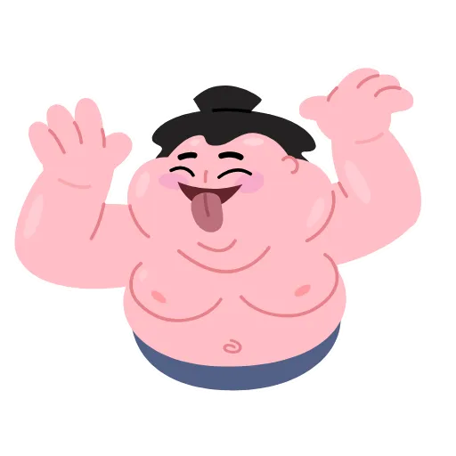 😛 Стикер «Sumo» для Telegram