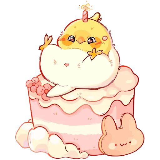 🎂 Эмодзи «Лучик» для Telegram