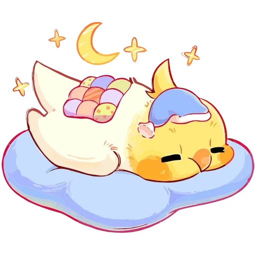 😴 Эмодзи «Лучик» для Telegram