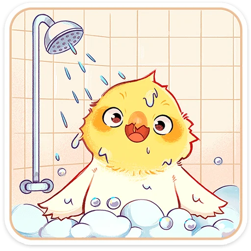 🐣 Стикер «Лучик» для Telegram