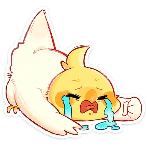 🐣 Стикер «Лучик» для Telegram