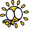 😈 Эмодзи «Солнышко» для Telegram