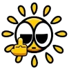 🖕 Эмодзи «Солнышко» для Telegram