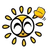 👋 Эмодзи «Солнышко» для Telegram