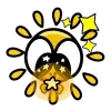 🤩 Эмодзи «Солнышко» для Telegram