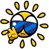 😎 Эмодзи «Солнышко» для Telegram