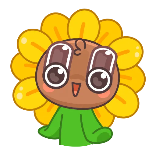 🤩 Эмодзи «Sunflower» для Telegram